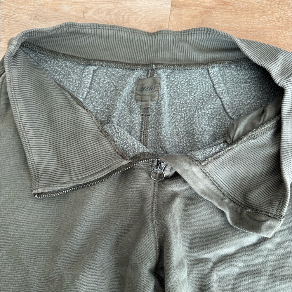 Aerie Olive Green Track Pants Jogger Pant - Picture 3 of 5